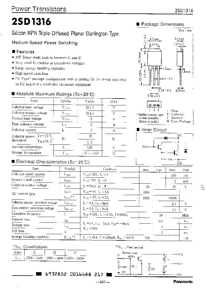 2SD1316P_2511277.PDF Datasheet