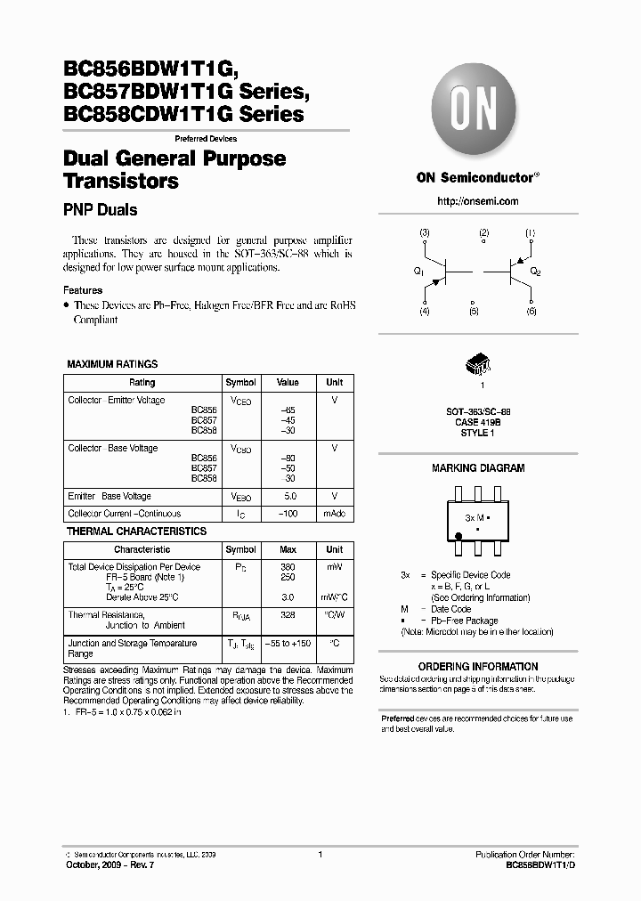 BC857BDW1T1G_2516139.PDF Datasheet