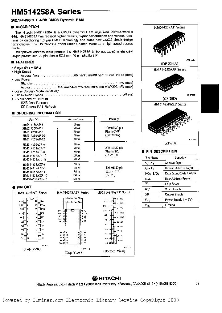 HM514258JP-8S_2519121.PDF Datasheet