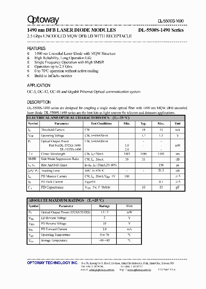DL-5528S-1490-FBS_2519900.PDF Datasheet