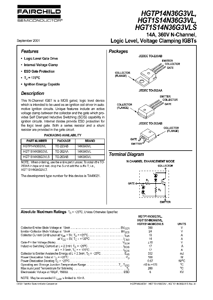 HGT1S14N36G3VLT_2520239.PDF Datasheet