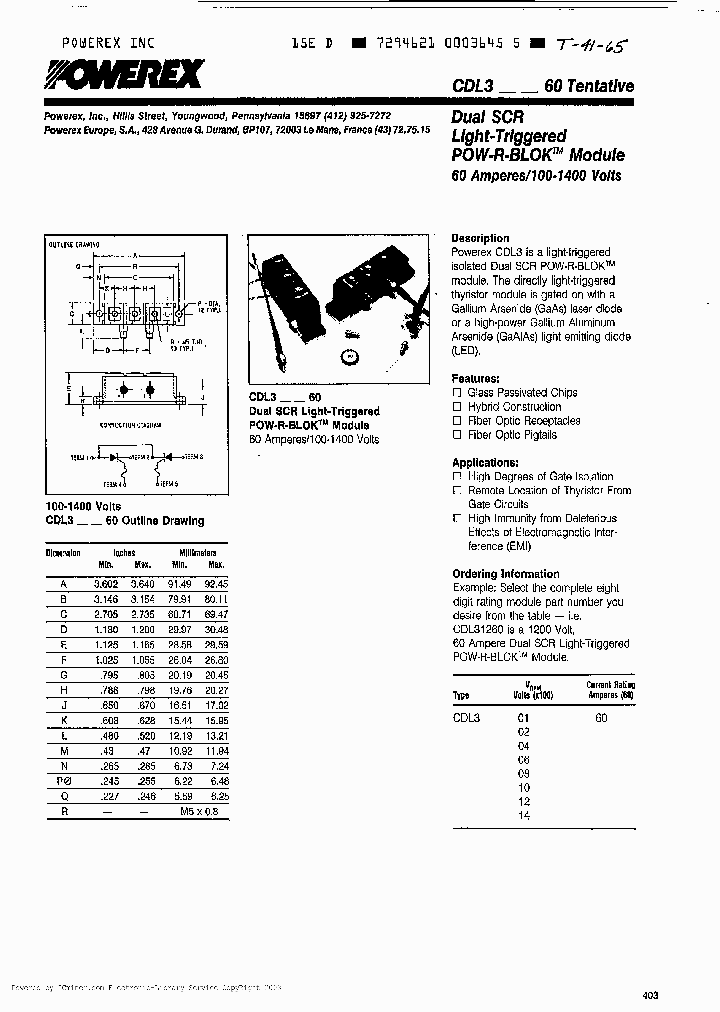 CDL31460_2520646.PDF Datasheet