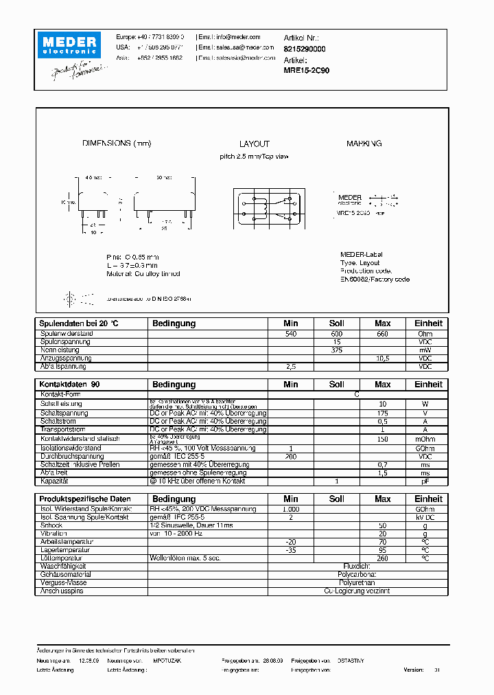 MRE15-2C90DE_2524586.PDF Datasheet
