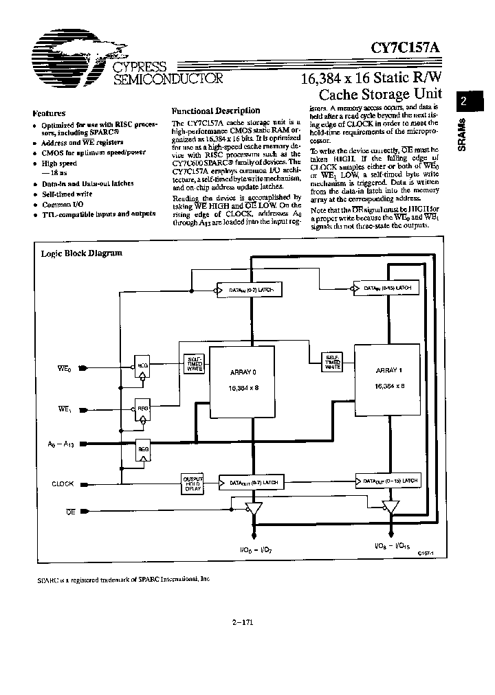 CY7C157-24JC_2524284.PDF Datasheet