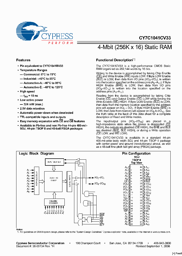CY7C1041CV33-15VXC_2526031.PDF Datasheet