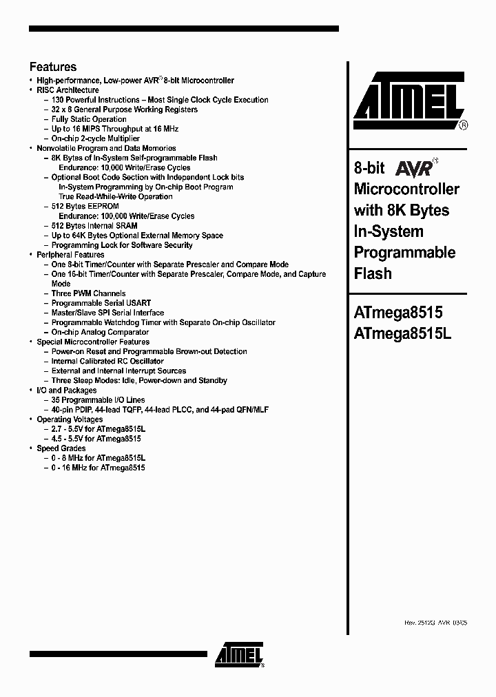 ATMEGA8515L-8MC_2527636.PDF Datasheet