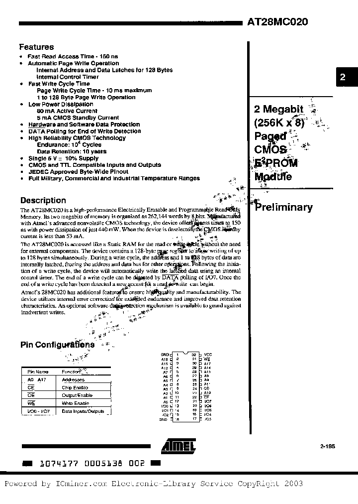 AT28MC020-15ZMB_2528269.PDF Datasheet