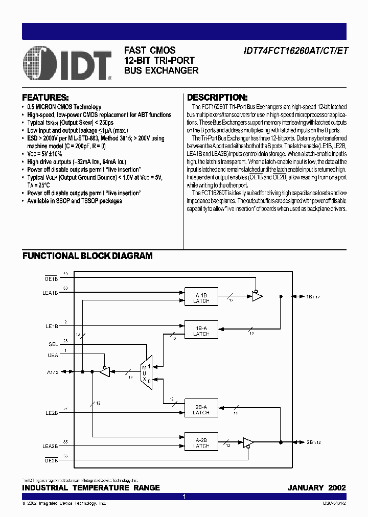 IDT74FCT16206ATPA_2531431.PDF Datasheet