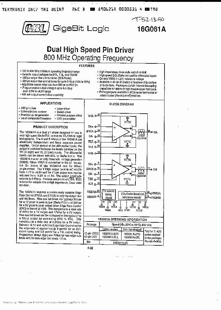 16G061A2TC_2530990.PDF Datasheet
