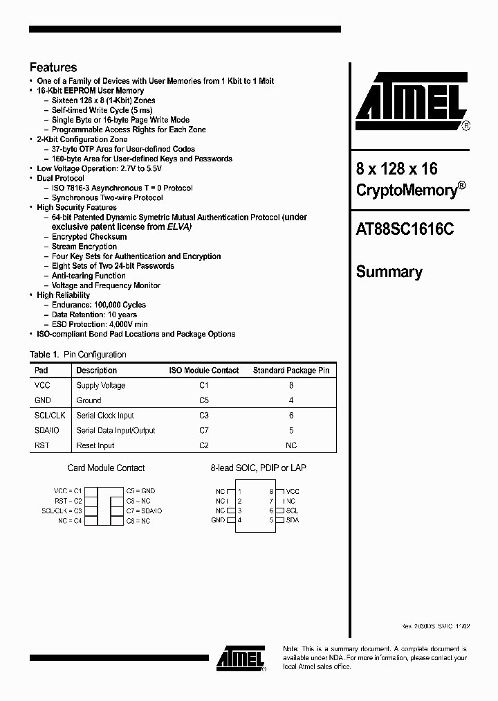 AT88SC1616C-MN_2533364.PDF Datasheet