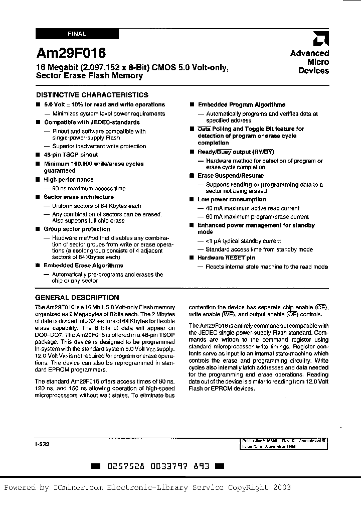 AM29F016-120EEB_2534164.PDF Datasheet
