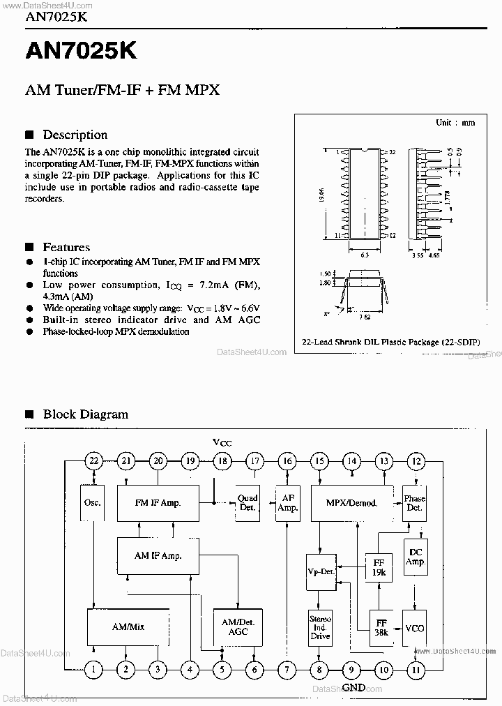 AN7025K_2535806.PDF Datasheet