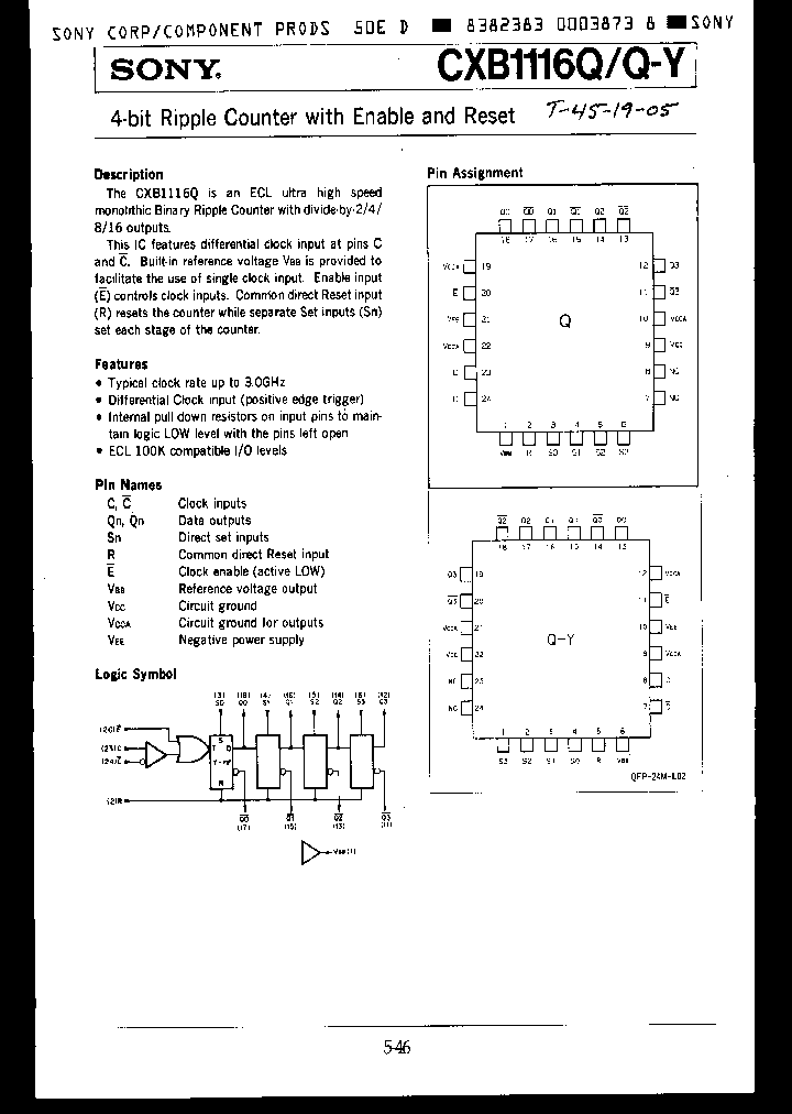 CXB1116QQ-Y_2534450.PDF Datasheet