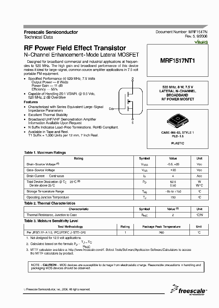 MRF1517NT1_2537435.PDF Datasheet