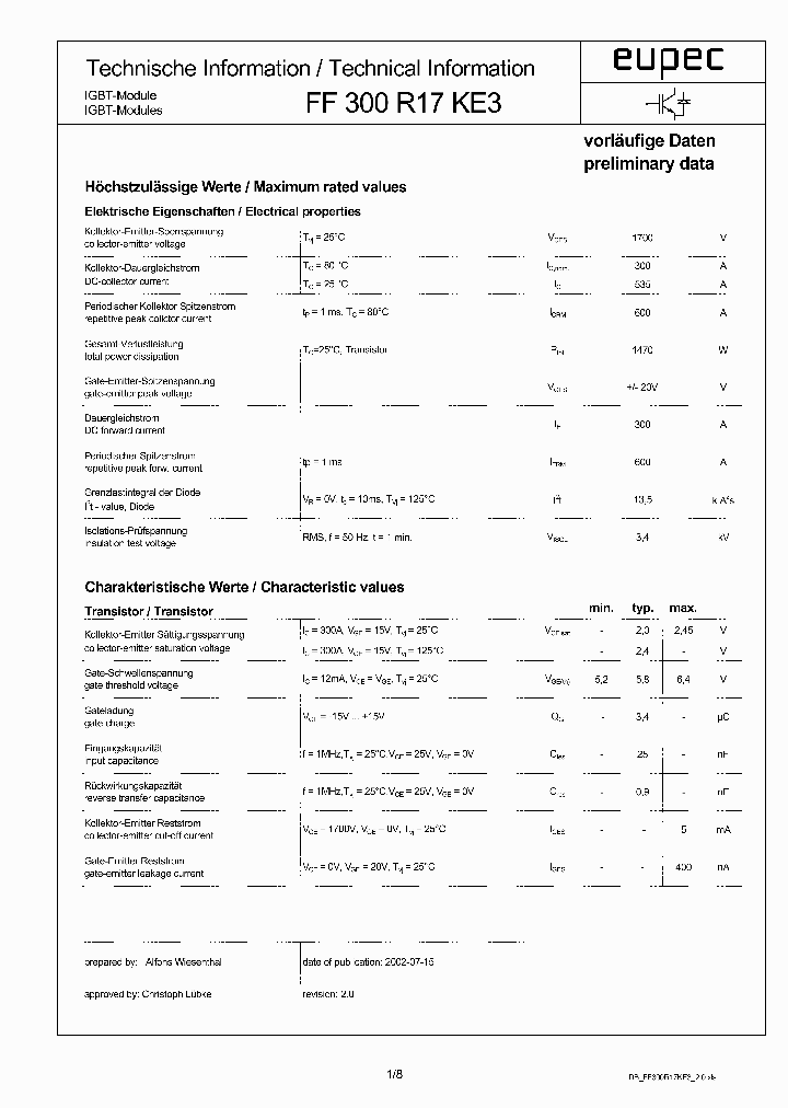 DBFF300R17KE320_2540786.PDF Datasheet
