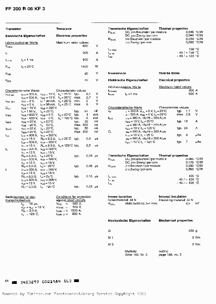 FF300R06KF3_2544585.PDF Datasheet