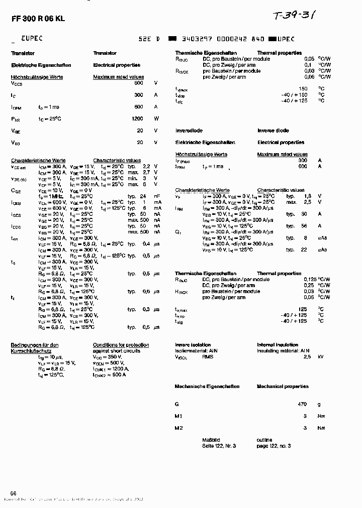 FF300R06KL_2544586.PDF Datasheet