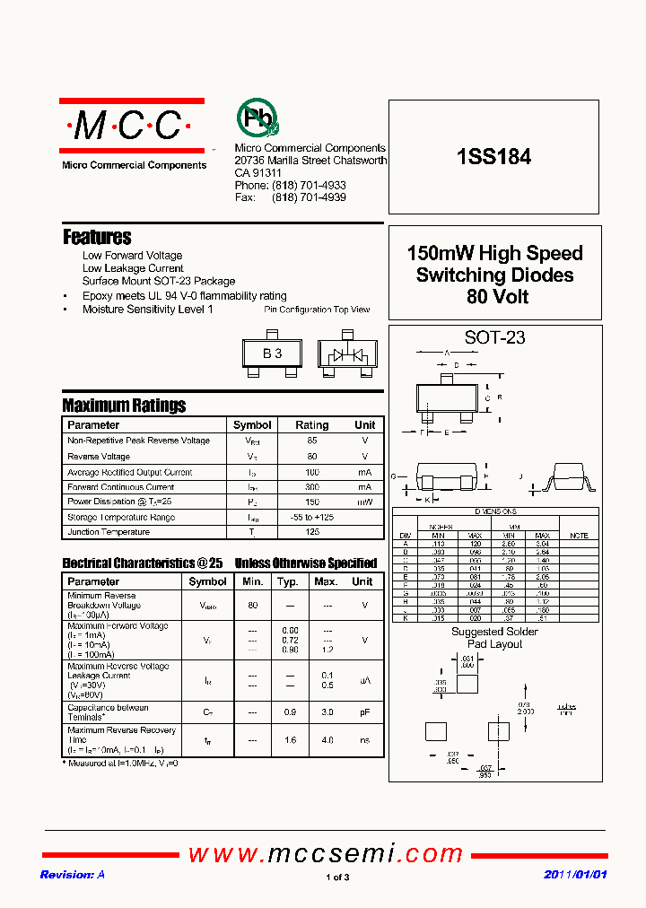 1SS184_2544984.PDF Datasheet