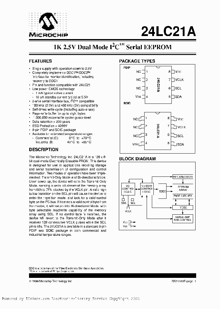 24LC21ASN_2547130.PDF Datasheet
