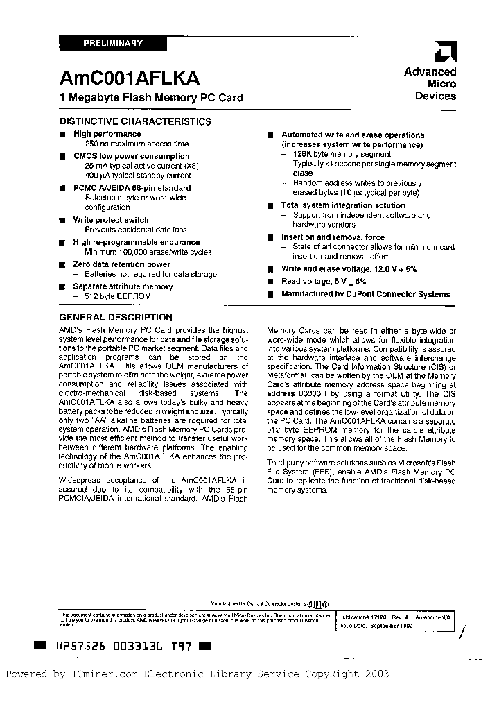 AMC001AFLKA-250_2547742.PDF Datasheet