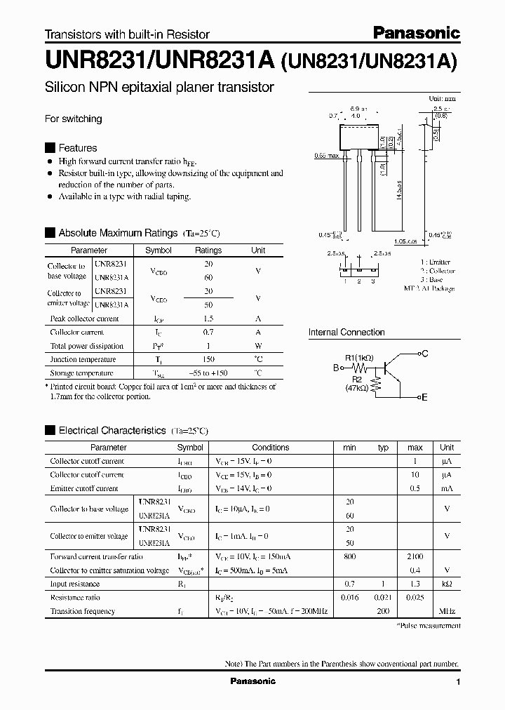 UNR8231AUN8231A_2545831.PDF Datasheet