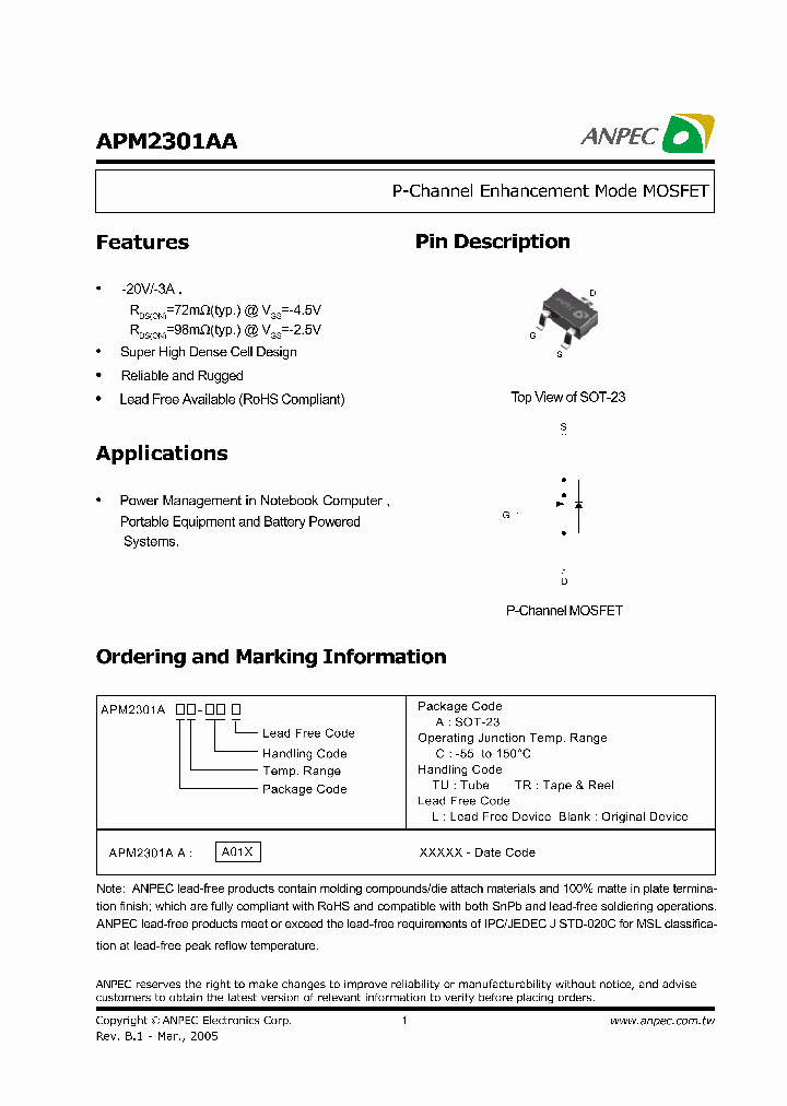APM2301AAC-TUL_2548030.PDF Datasheet