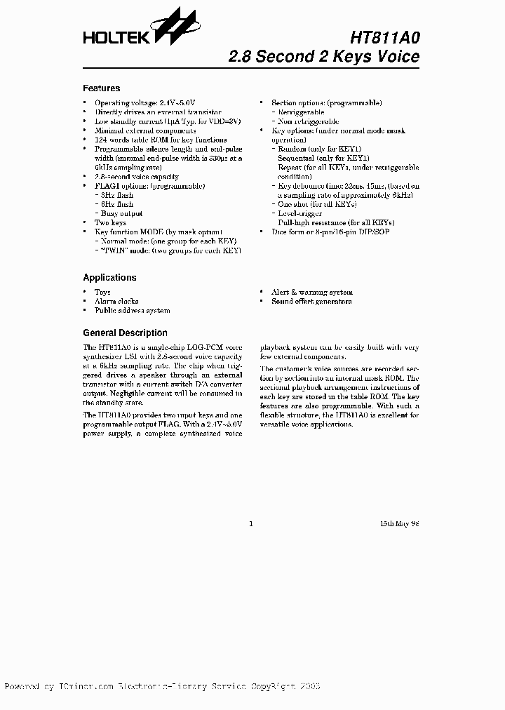 HT811A016DIP_2547408.PDF Datasheet