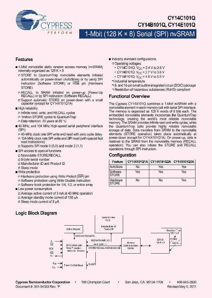 CY14B101Q1A-SXI_2548227.PDF Datasheet