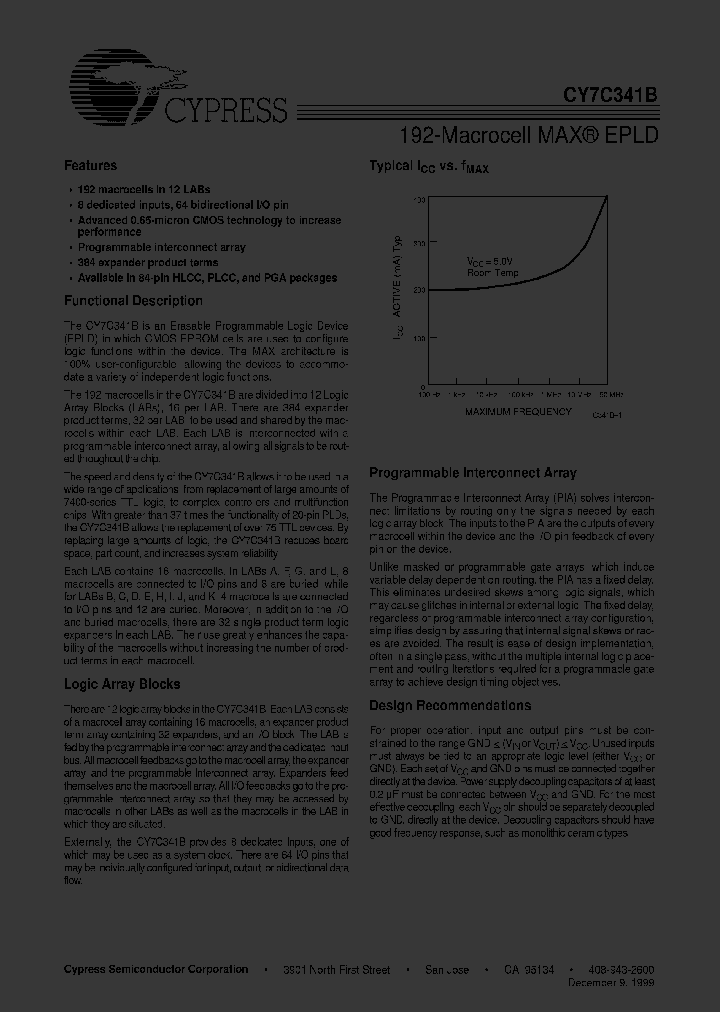 CY7C341B-35HC_2548586.PDF Datasheet