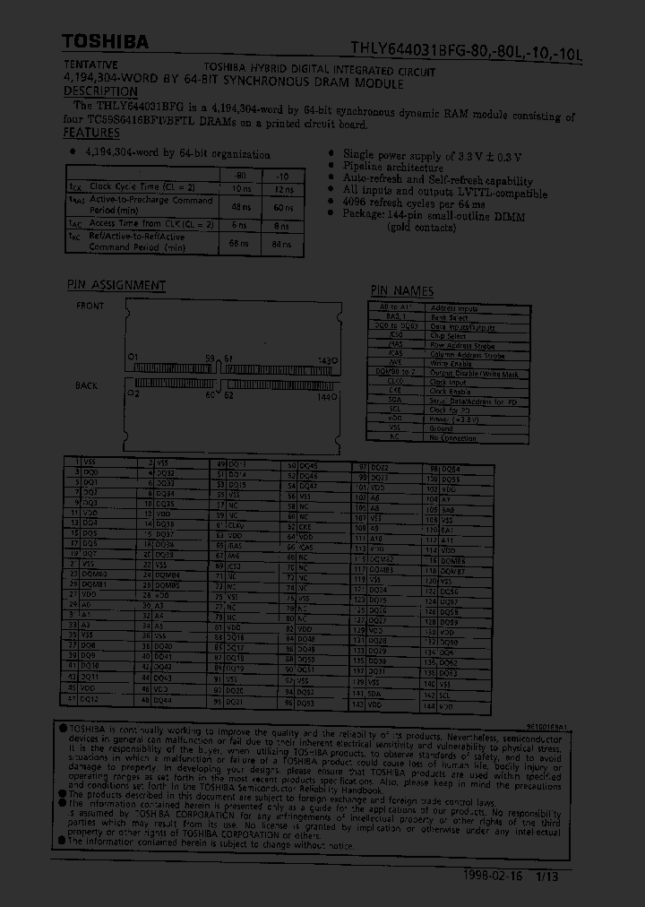 THLY644031BFG-10_2550198.PDF Datasheet