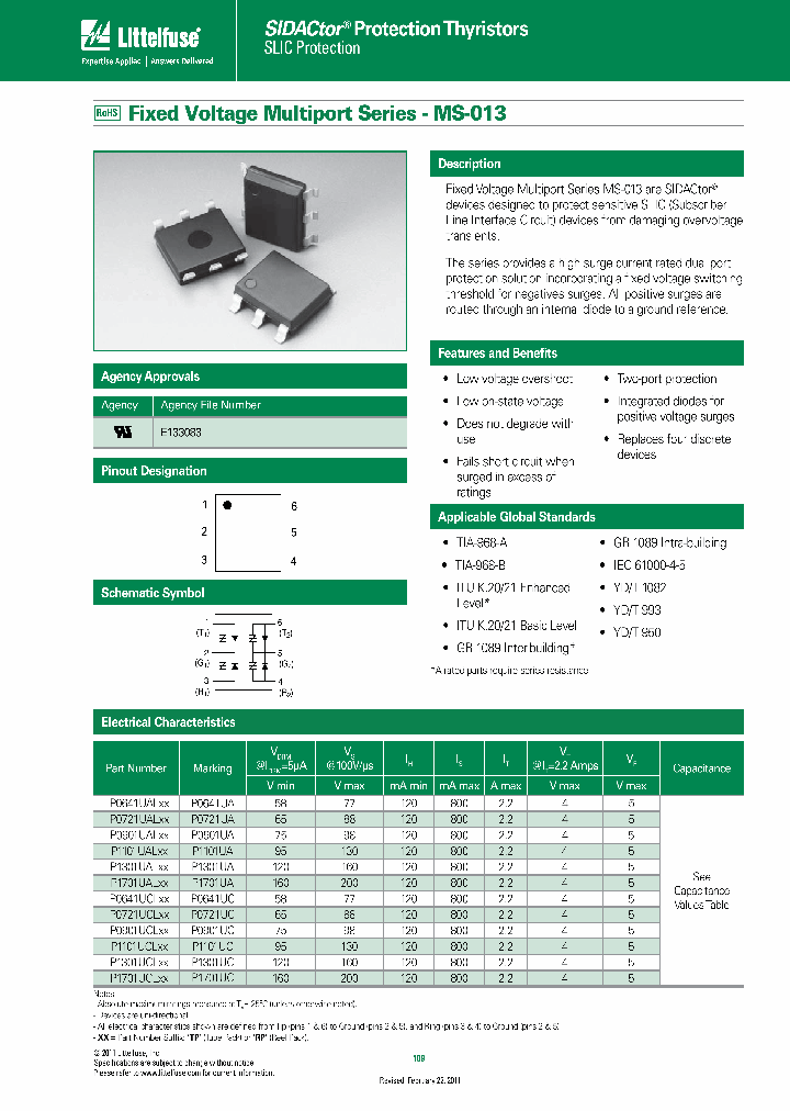 P1101UCLXX_2550323.PDF Datasheet
