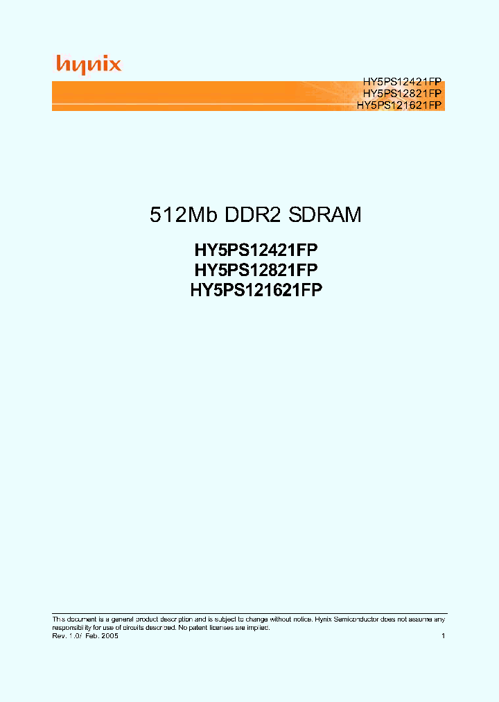 HY5PS121621FP_2555898.PDF Datasheet