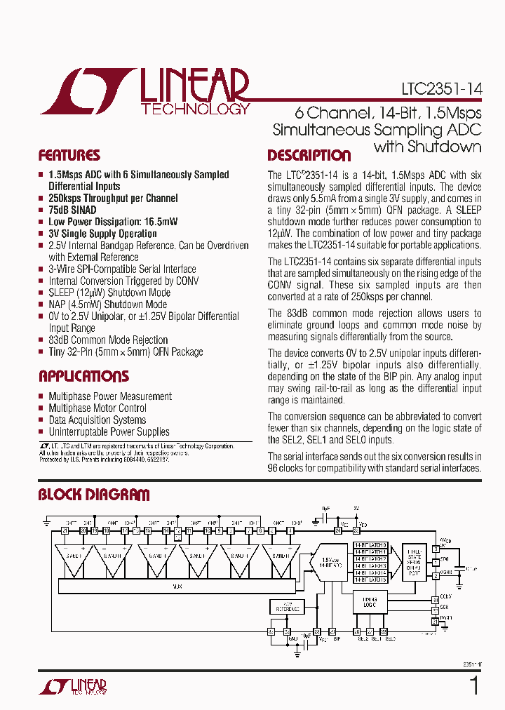 LTC2351IUH-14_2556556.PDF Datasheet