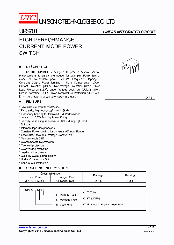 UPS701L-D08-T_2558663.PDF Datasheet