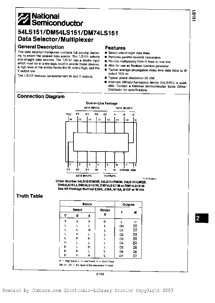 54LS151LMQB_2558800.PDF Datasheet