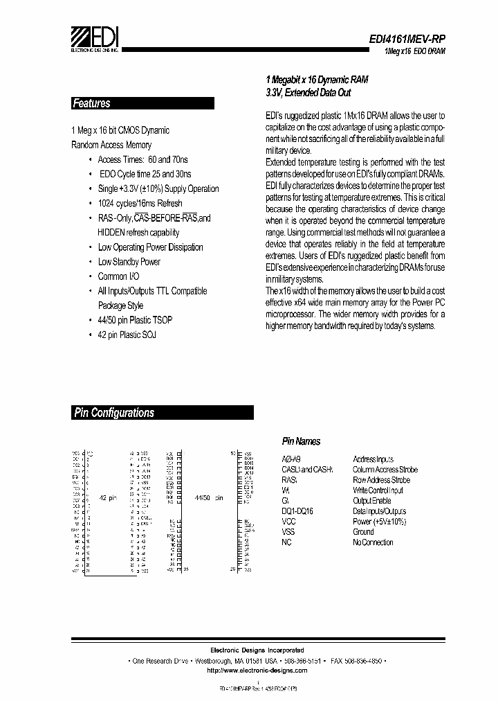 EDI4161MEV60MI_2560073.PDF Datasheet
