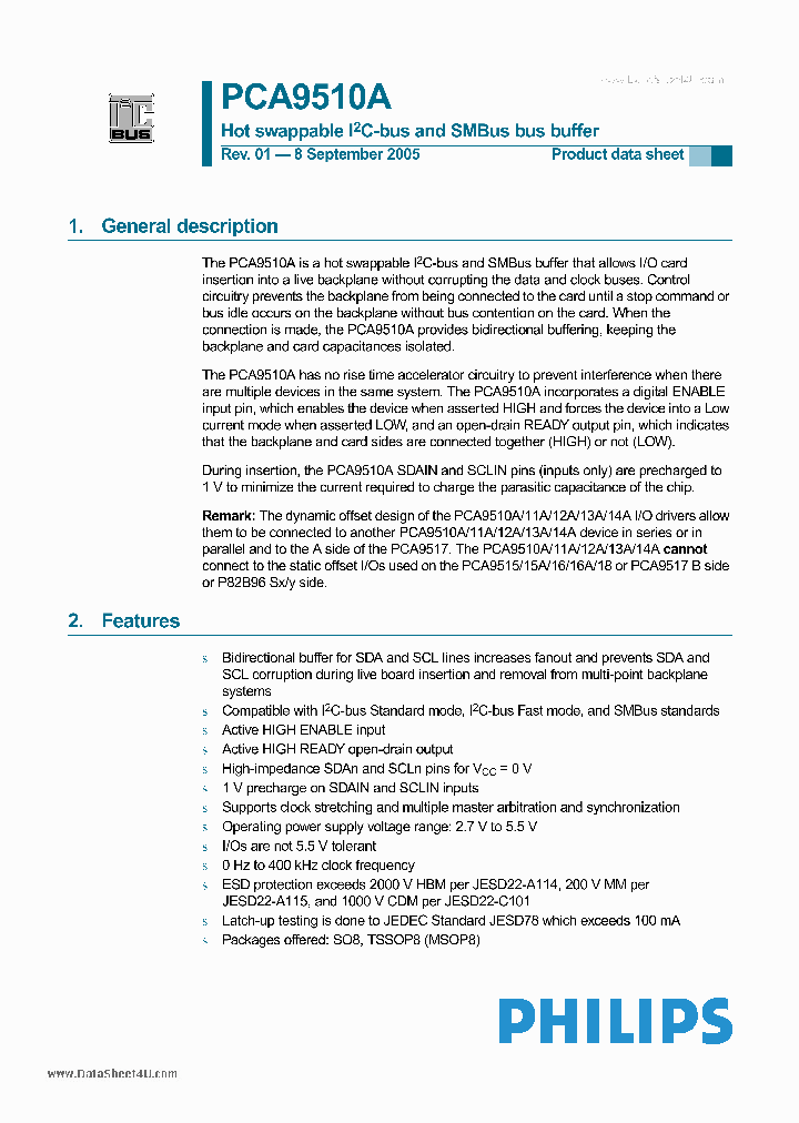 PCA9510A_2560531.PDF Datasheet