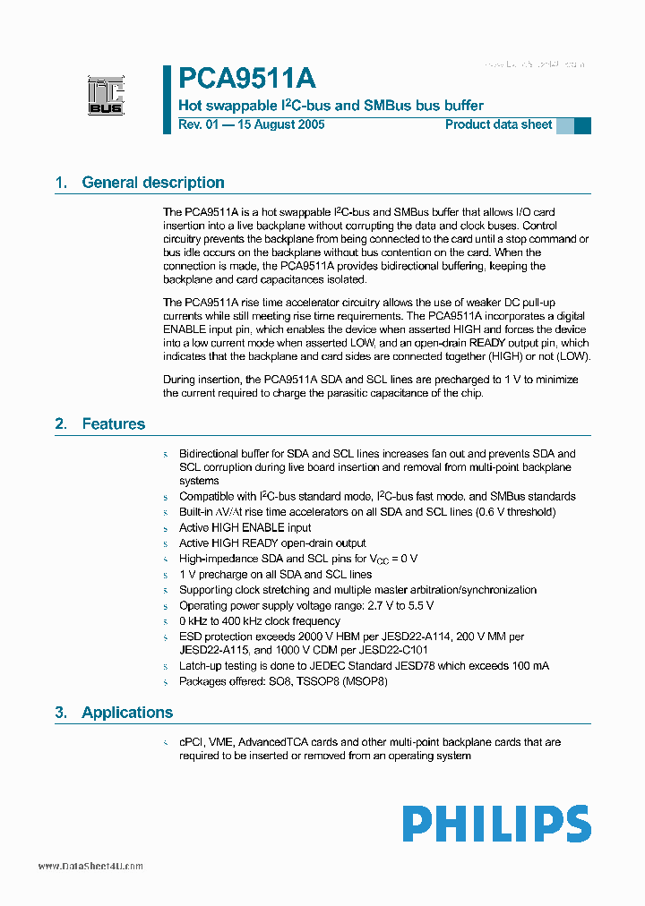 PCA9511A_2560534.PDF Datasheet