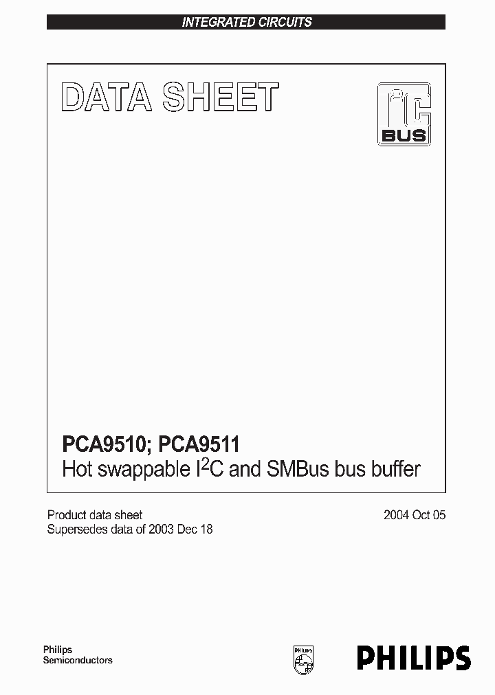 PCA9510D_2560570.PDF Datasheet