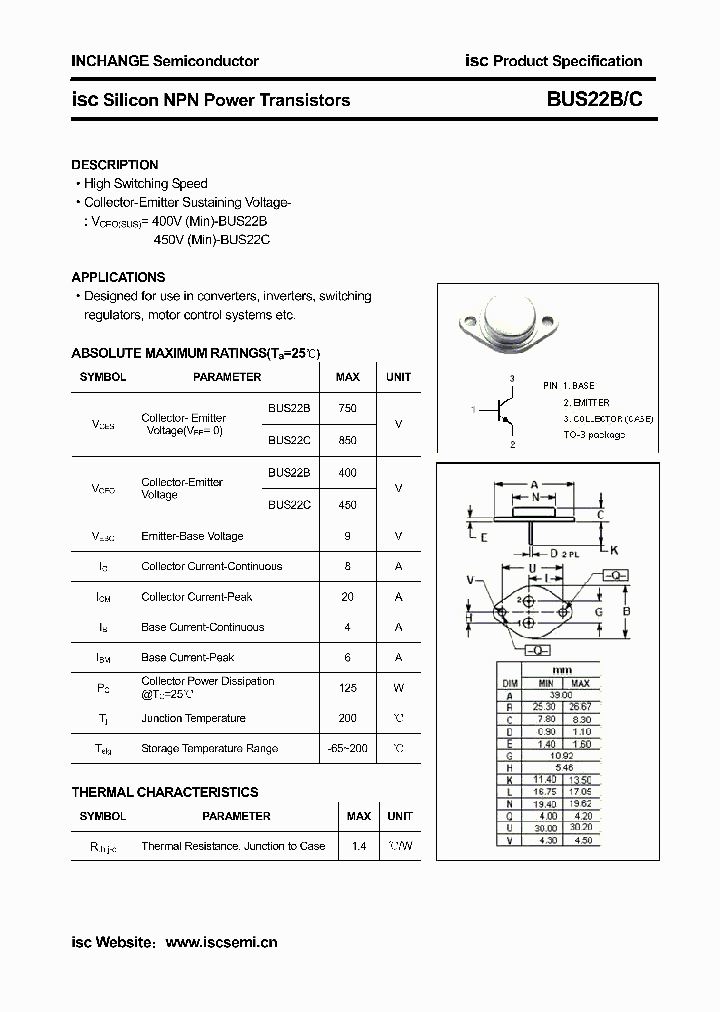 BUS22B_2560623.PDF Datasheet