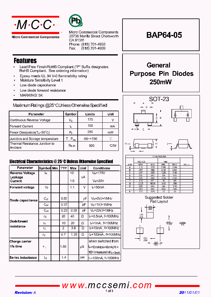 BAP64-05_2560686.PDF Datasheet
