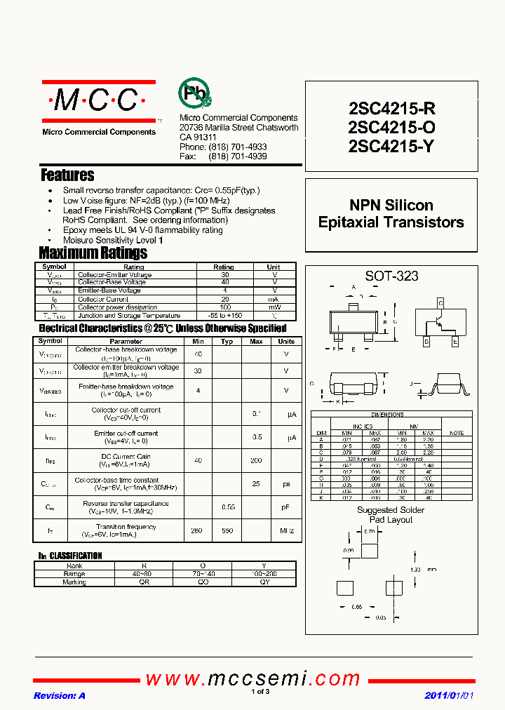 2SC4215-O_2562512.PDF Datasheet