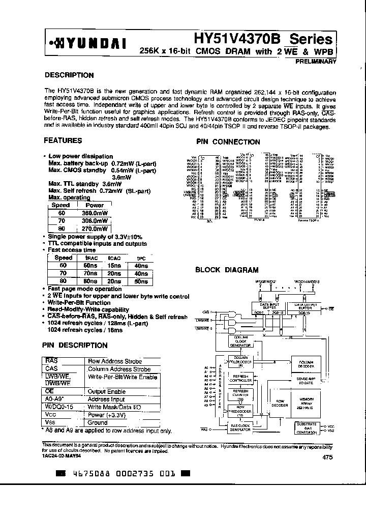 HY51V4370BLJC-70_2564035.PDF Datasheet