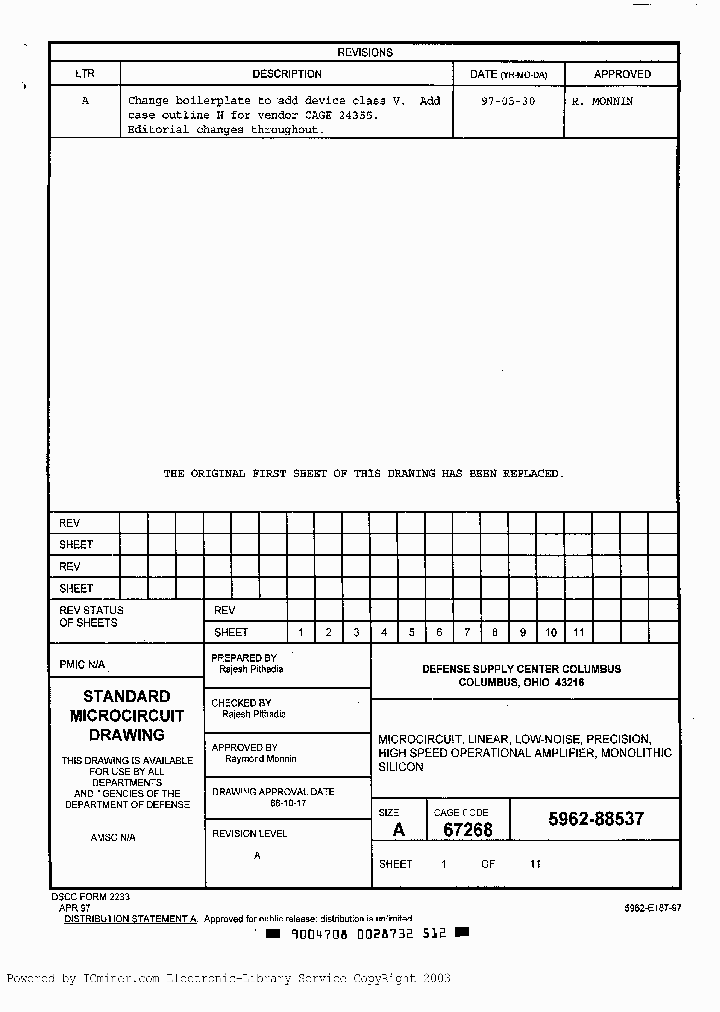 5962-8853701V2A_2564365.PDF Datasheet