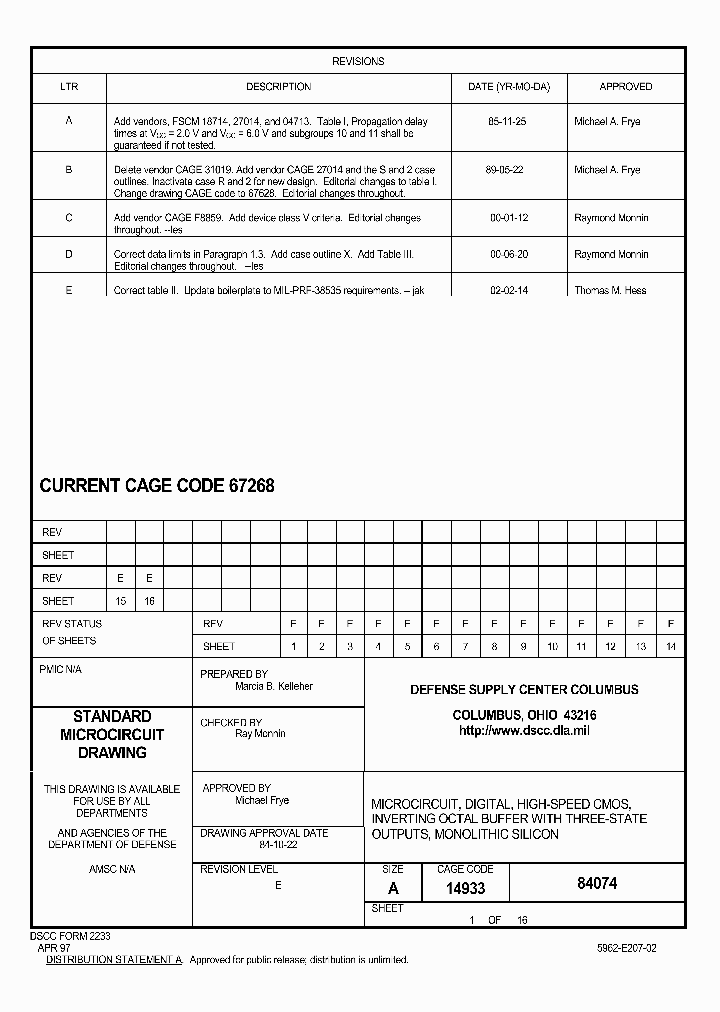 5962-8407401VXA_2564070.PDF Datasheet