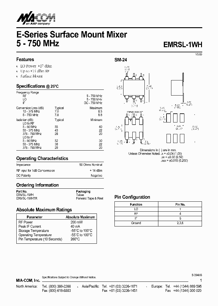 EMRSL-1WH_2565649.PDF Datasheet