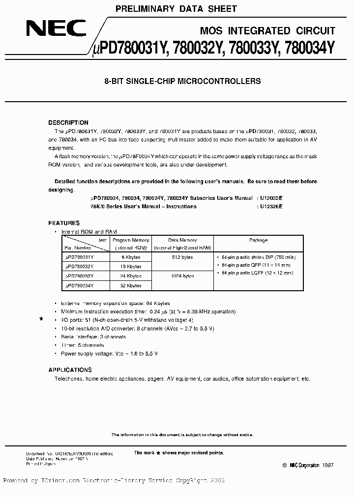 UPD780031YGK-XXX-8A8_2566361.PDF Datasheet
