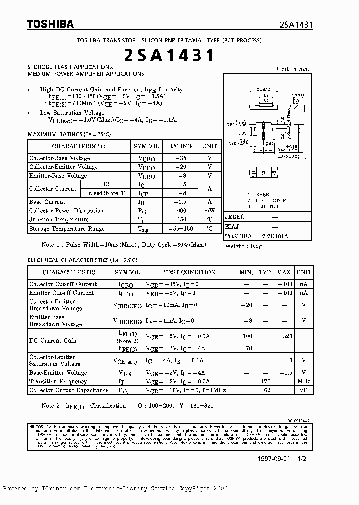 2SA1431Y_2566701.PDF Datasheet