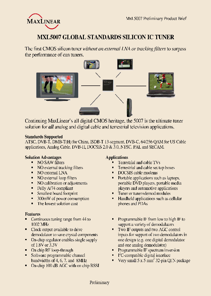 MXL5007_2576656.PDF Datasheet