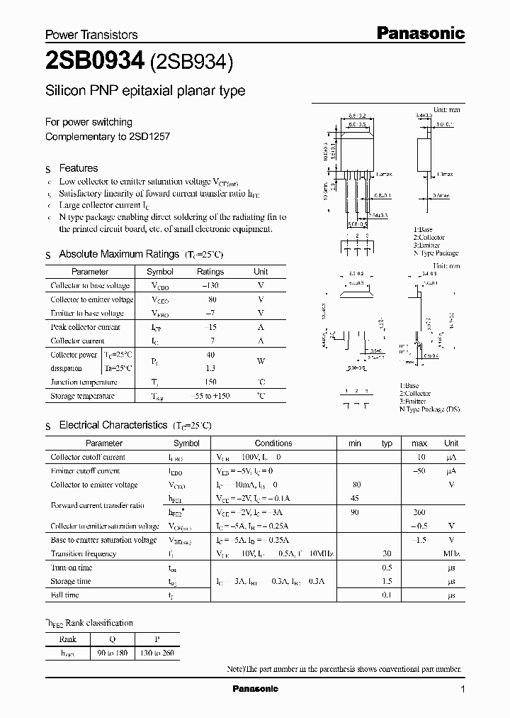 2SB0934P_2573646.PDF Datasheet
